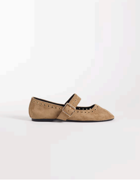 Sand Perforated Mary Jane