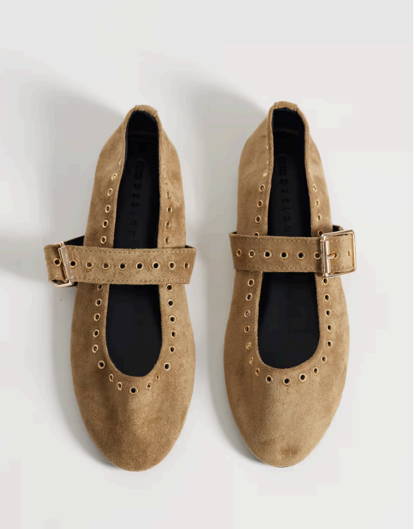 Sand Perforated Mary Jane